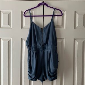 Lucca Couture / Romper / Steel Blue